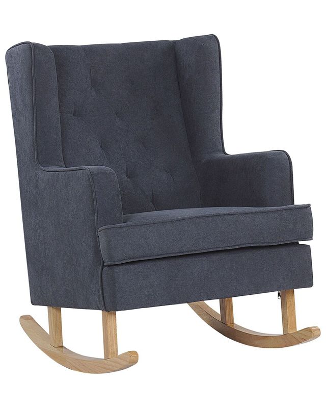 Fotel bujany Trondheim  Ciemnoszary 1 szt.