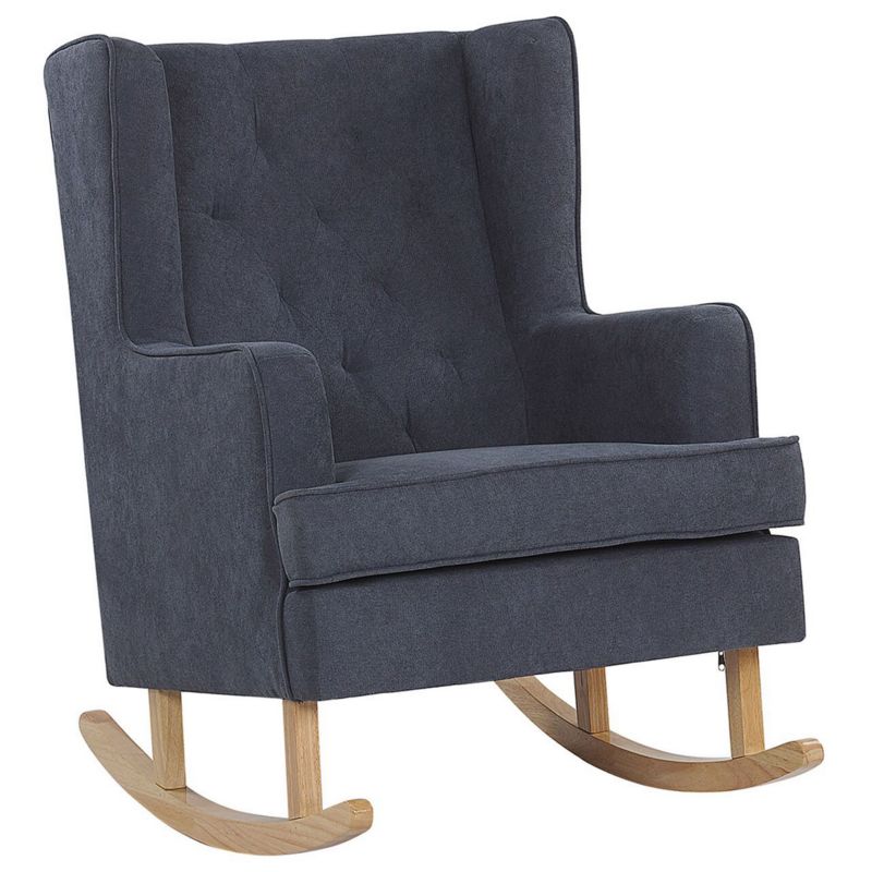 Fotel bujany Trondheim Ciemnoszary 1 szt.