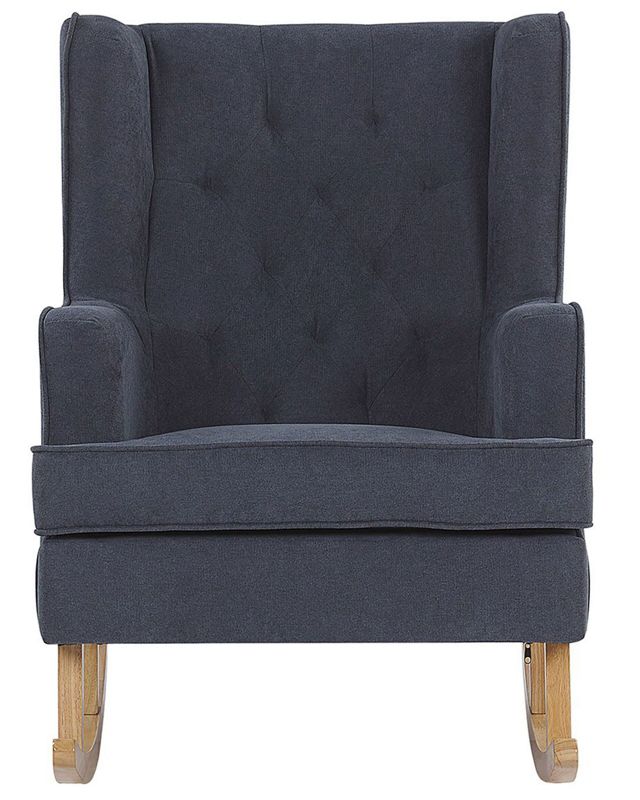 Fotel bujany Trondheim  Ciemnoszary 1 szt.