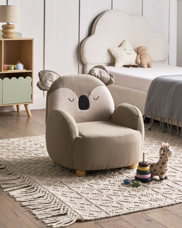 Fotel dziecięcy Koala Hervik Beżowoszary 1 szt.