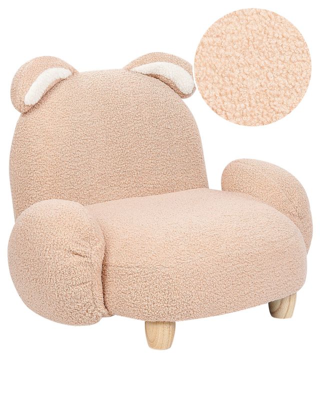 Fotel dziecięcy Królik Kanna Boucle Beżowy 1 szt.