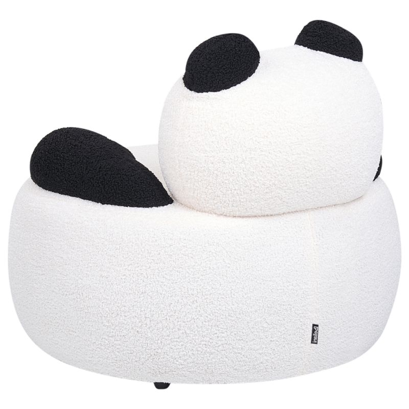 Fotel dziecięcy Panda Viby Boucle Biały 1 szt.
