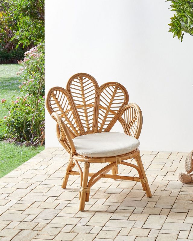 Fotel dziecięcy paw Florentine ii Rattan Naturalny 1 szt.