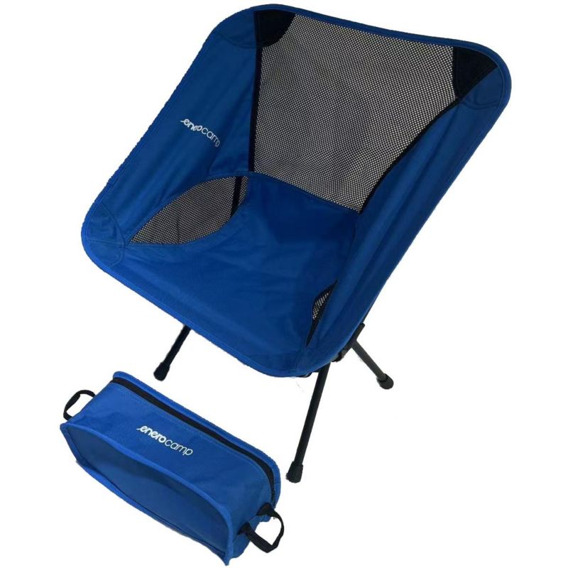 Fotel Enero Camp  turystyczno- plażowy 58X52X64cm niebieski 1szt