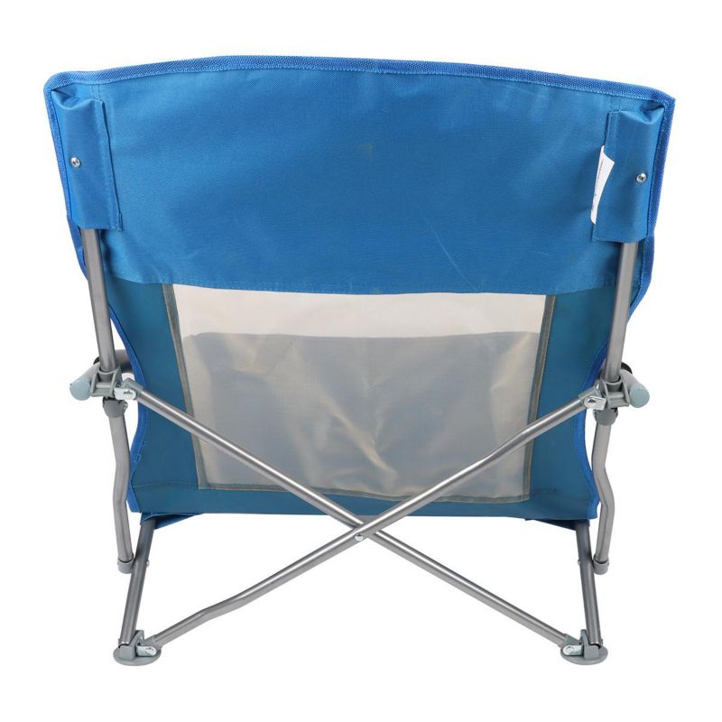 Fotel Enero Camp turystyczno-plażowy z podłokietnikami 55X58X64cm składany niebieski 1szt