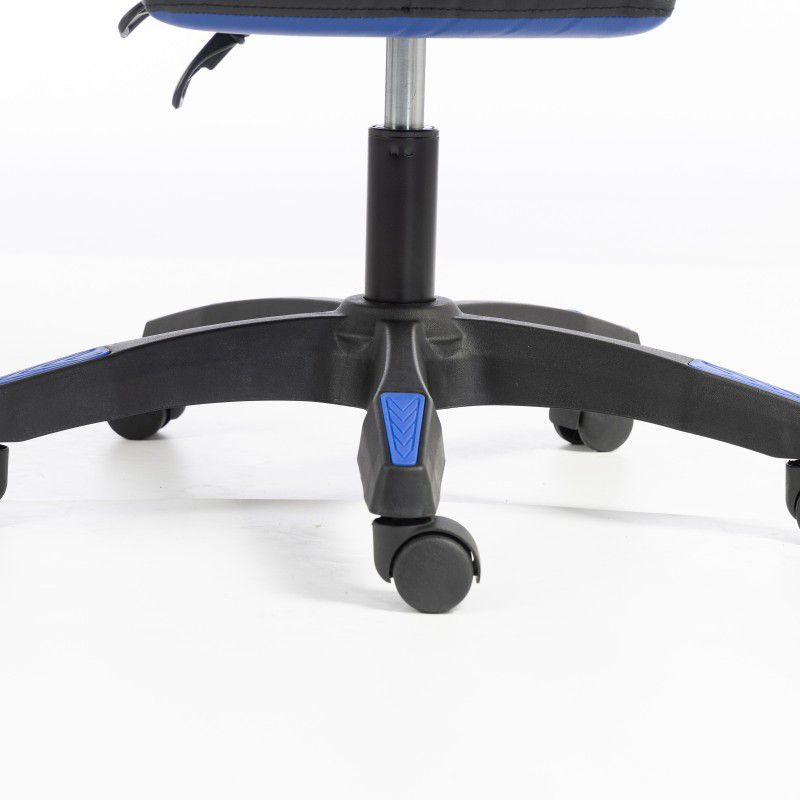 Fotel gamingowy Artdesign młodzieżowy, obrotowy z podnóżkiem i poduszkami Blue 1 szt.