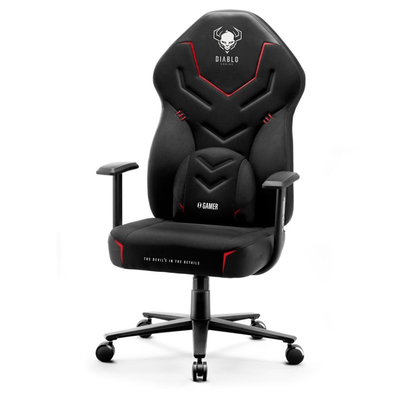 Fotel gamingowy biurowy Diablo X-Gamer czarny 1 szt