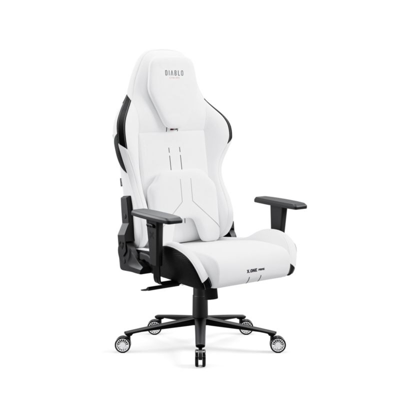 Fotel gamingowy biurowy z chłodzeniem Diablo X-One Prime biały 1 szt