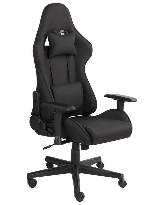 Fotel gamingowy Czarny Warrior 1 szt.