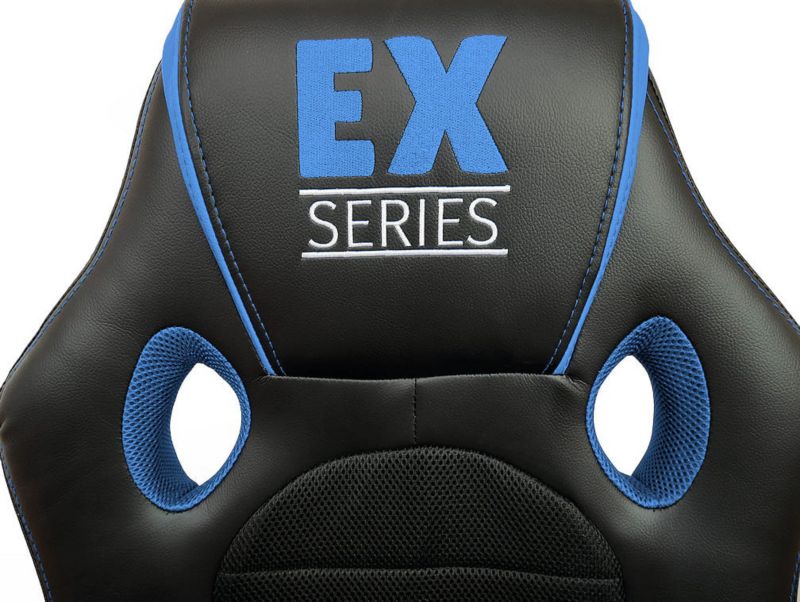 Fotel gamingowy Extreme EX  czarno-niebieski 1szt