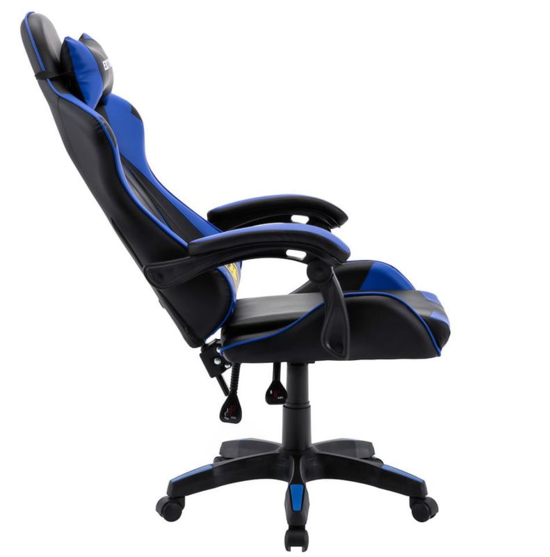 Fotel gamingowy Extreme młodzieżowy odchylany ekoskóra EXT ONE Blue 1 szt.