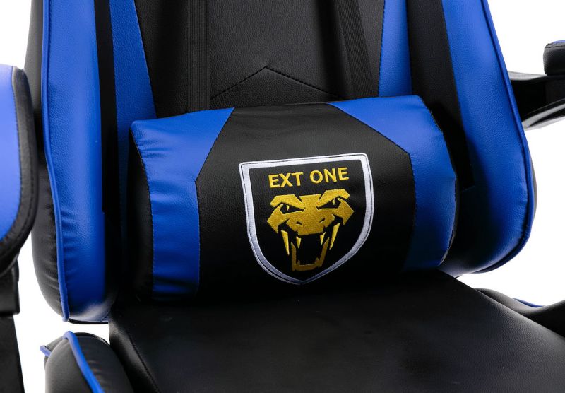Fotel gamingowy Extreme młodzieżowy odchylany ekoskóra EXT ONE Blue 1 szt.