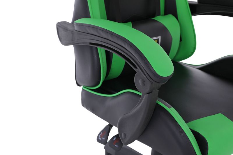 Fotel gamingowy Extreme młodzieżowy odchylany ekoskóra EXT ONE Green 1 szt.