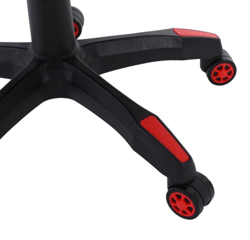 Fotel gamingowy Extreme młodzieżowy odchylany ekoskóra EXT ONE Red 1 szt.