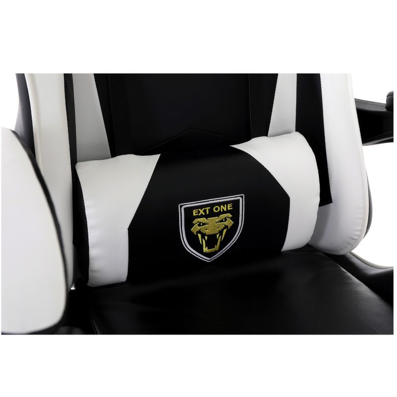 Fotel gamingowy Extreme młodzieżowy odchylany ekoskóra EXT ONE White 1 szt.