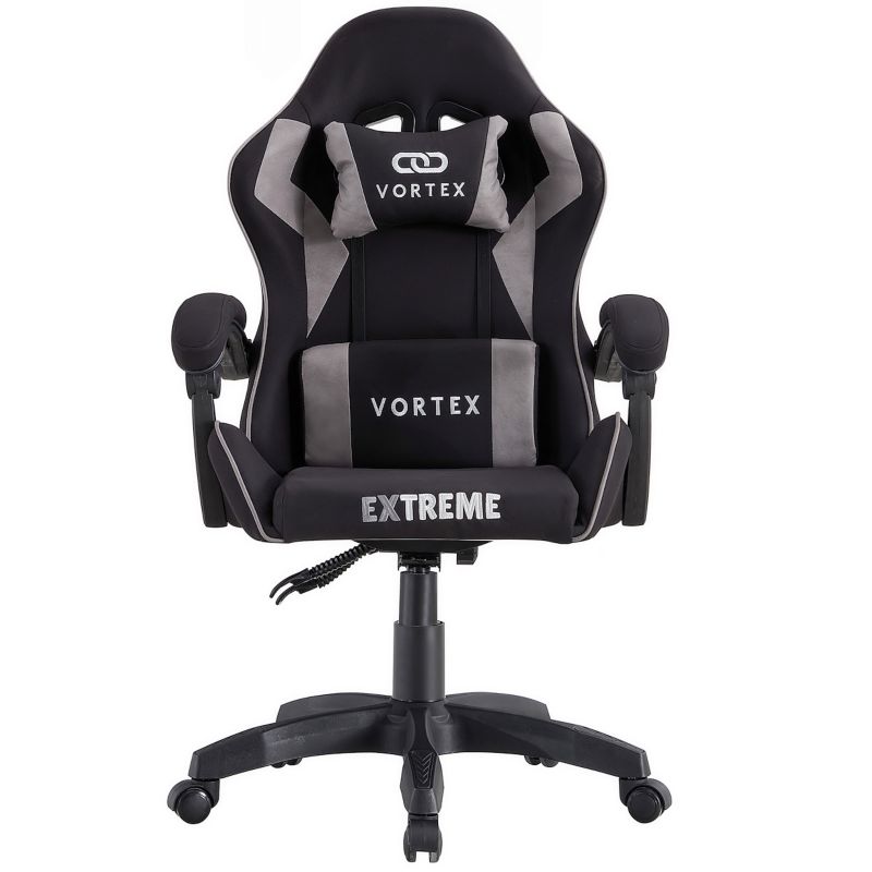 Fotel gamingowy Extreme oddychający materiał odchylane oparcie EXTREME VORTEX Gray 1 szt.