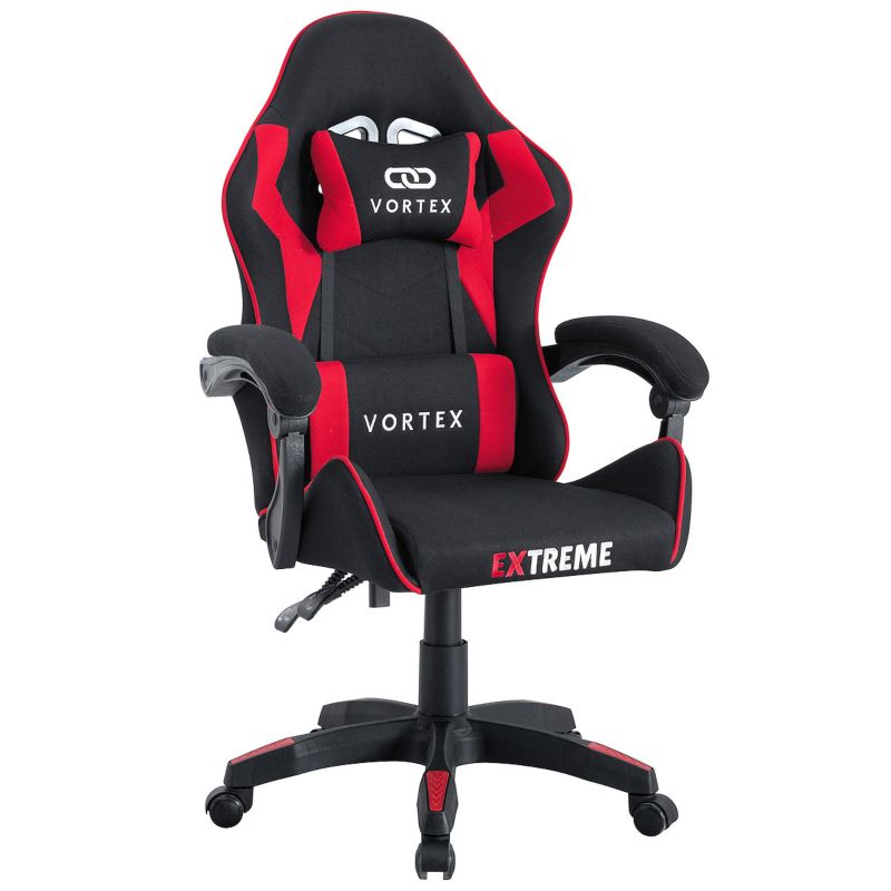 Fotel gamingowy Extreme oddychający materiał odchylane oparcie EXTREME Vortex Red 1 szt.