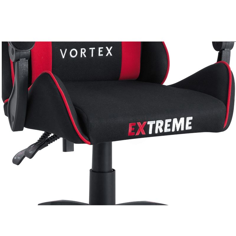 Fotel gamingowy Extreme oddychający materiał odchylane oparcie EXTREME Vortex Red 1 szt.