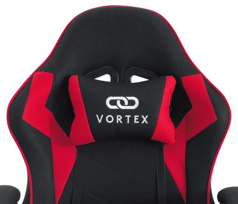 Fotel gamingowy Extreme oddychający materiał odchylane oparcie EXTREME Vortex Red 1 szt.