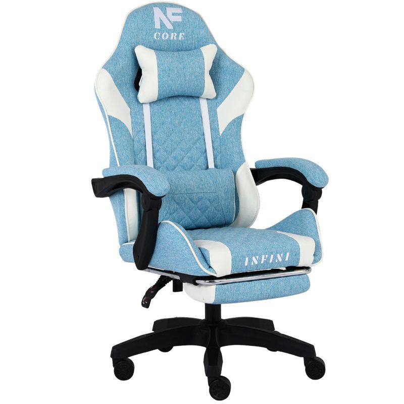 Fotel gamingowy Infini Core Light Blue/White 1szt