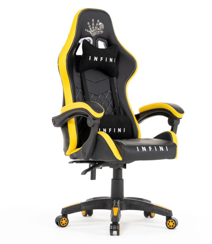 Fotel Gamingowy INFINI Five Yellow 1szt