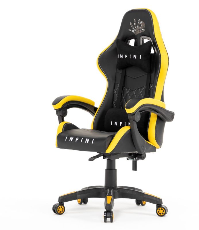 Fotel Gamingowy INFINI Five Yellow 1szt