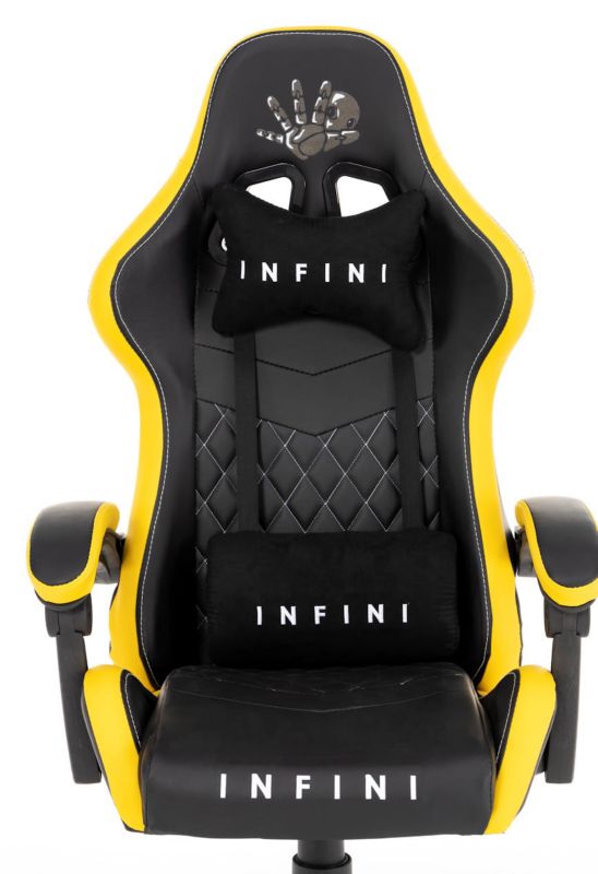 Fotel Gamingowy INFINI Five Yellow 1szt