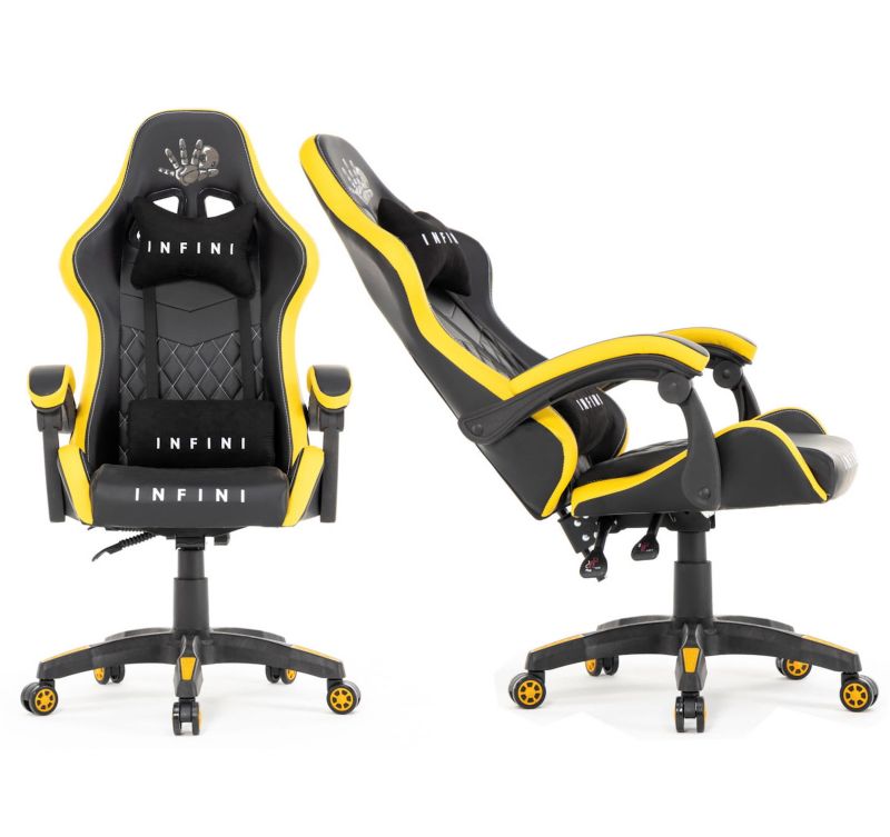 Fotel Gamingowy INFINI Five Yellow 1szt