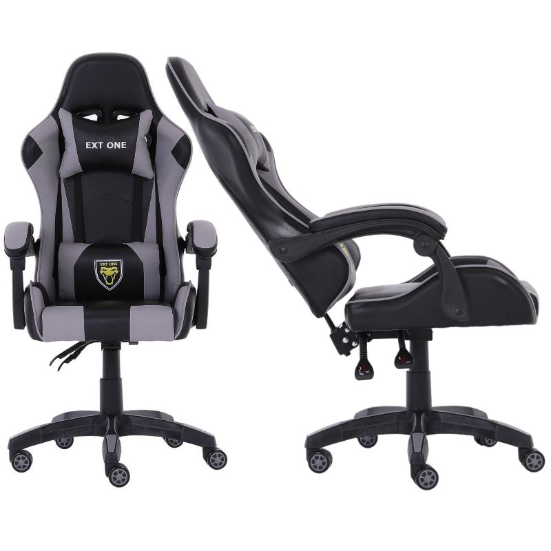 Fotel gamingowy szary Extreme GT Gray 1 szt