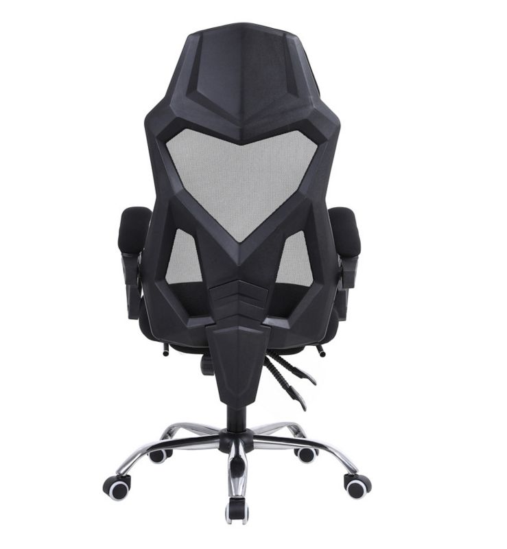 Fotel gamingowy YODA BLACK z podnóżkiem 1szt