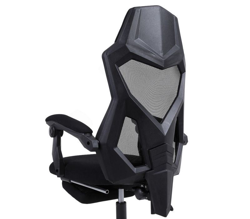 Fotel gamingowy YODA BLACK z podnóżkiem 1szt