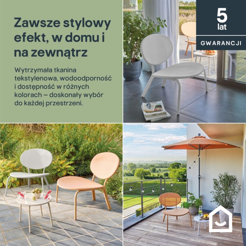 Fotel GoodHome Matola pomarańczowy