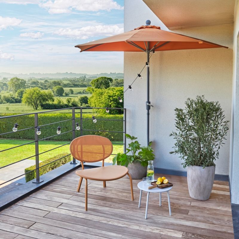 Fotel GoodHome Matola pomarańczowy