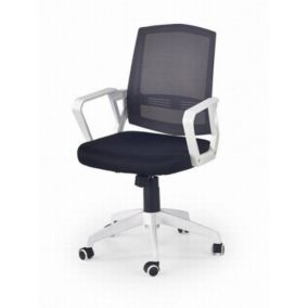 Fotel Halmar biurowy ASCOT czarny/biały 1 szt