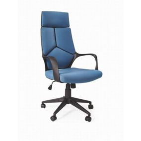 Fotel Halmar biurowy VOYAGER niebieski/czarny 1 szt