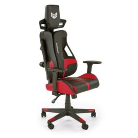 Fotel Halmar gamingowy NITRO czarny/czerwony 1 szt