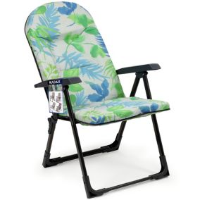 Fotel KADAX Leżak Ogrodowy Plażowy Regulowany 110kg 1szt.