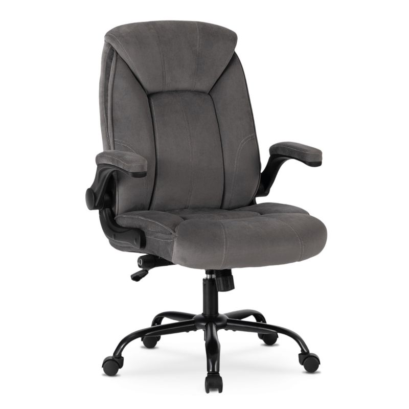 Fotel Mebel Elite Biurowy Obrotowy Krzesło Do Biurka Ergonomiczny Szary COMFORT 1 szt.