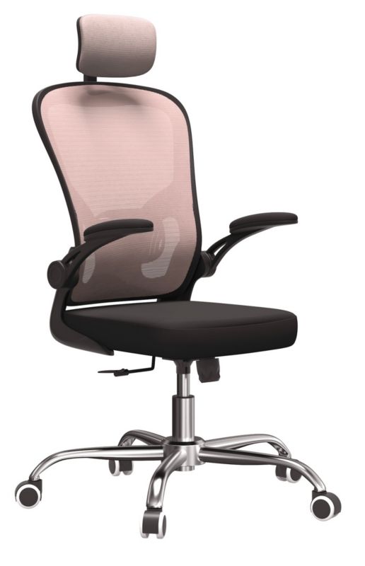 Fotel Obrotowy Topeshop Dory - Różowy 62x65x122 cm 1 szt.
