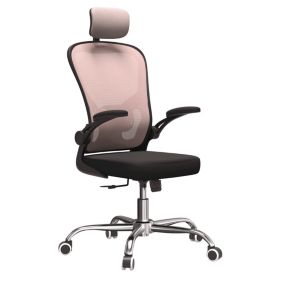 Fotel Obrotowy Topeshop Dory - Różowy 62x65x122 cm 1 szt.
