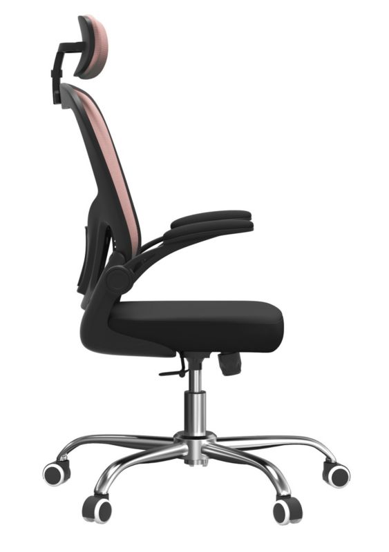 Fotel Obrotowy Topeshop Dory - Różowy 62x65x122 cm 1 szt.