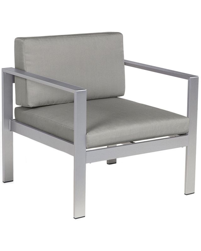 Fotel ogrodowy Salerno Metal Ciemnoszary 1 szt.