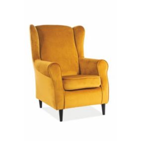 Fotel Signal BARON VELVET curry 1 szt