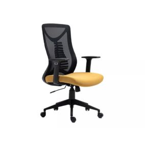 Fotel Signal biurowy Q-330 czarny/żółty 1 szt
