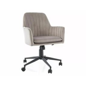 Fotel Signal biurowy Q-886 VELVET ciemnobeżowy 1 szt