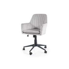Fotel Signal biurowy Q-886 VELVET jasnoszary 1 szt