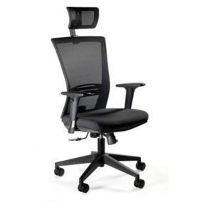 Fotel Unique biurowy ERGONIC czarny 1 szt