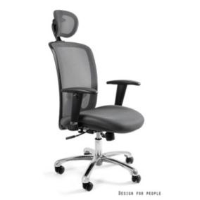 Fotel Unique biurowy EXPANDER szary 1 szt
