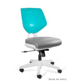 Fotel Unique biurowy KADEN LOW szary/zielony 1 szt