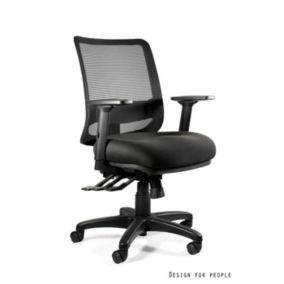 Fotel Unique biurowy SAGA PLUS M czarny 1 szt